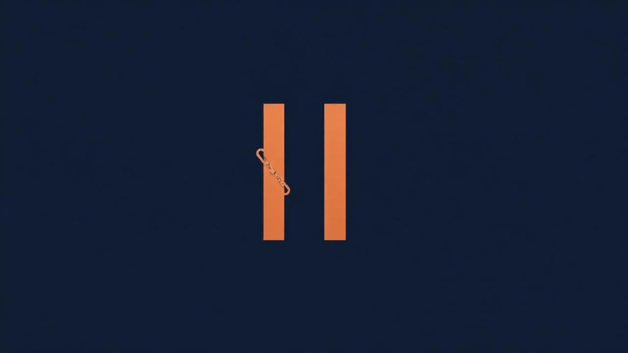 Minimal illustration av ett paussymbol och en bruten lÀnk